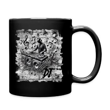 Disc jockey - Full Colour Mug - black - Right