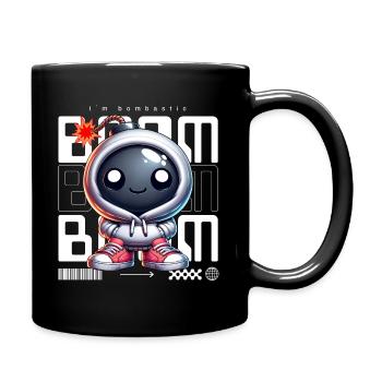 Je suis Bombastic Boom Bombe Geil - Mug uni - noir - Droite