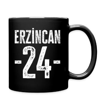 Erzincan 24 – Stolz auf Natur und Kultur - Tasse einfarbig - Schwarz - Rechts