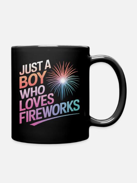 Pyrotechniker Feuerwerk Pyrotechnik - Tasse einfarbig - Schwarz