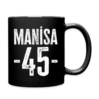 Manisa 45 – Kultur aus Türkiye - Tasse einfarbig - Schwarz - Rechts