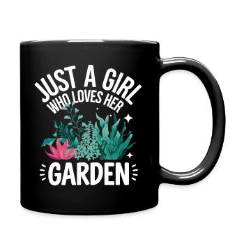 Gardener Garden Plants Gardening - Full Colour Mug - black - Right