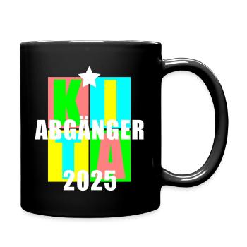 Kita Abgänger 2025 - Tasse einfarbig - Schwarz - Rechts