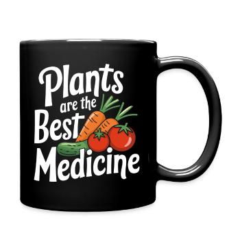 Végétarien Végétalien Végétarien Végétarien - Mug uni - noir - Droite