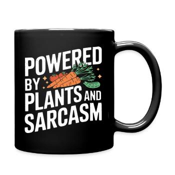 Végétarien Végétalien Végétarien Végétarien - Mug uni - noir - Droite