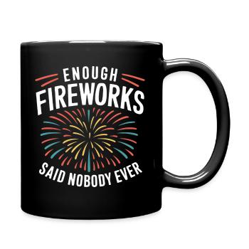 Pyrotechniker Feuerwerk Pyrotechnik - Tasse einfarbig - Schwarz - Rechts