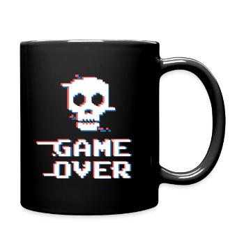Game Over - Full Colour Mug - black - Right