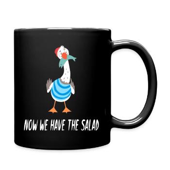 Now we have the salad - Full Colour Mug - black - Right
