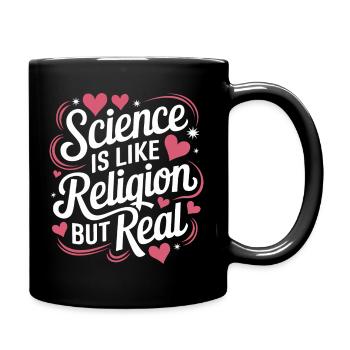 Atheismus Atheist Anti-Religion Agnostiker - Tasse einfarbig - Schwarz - Rechts