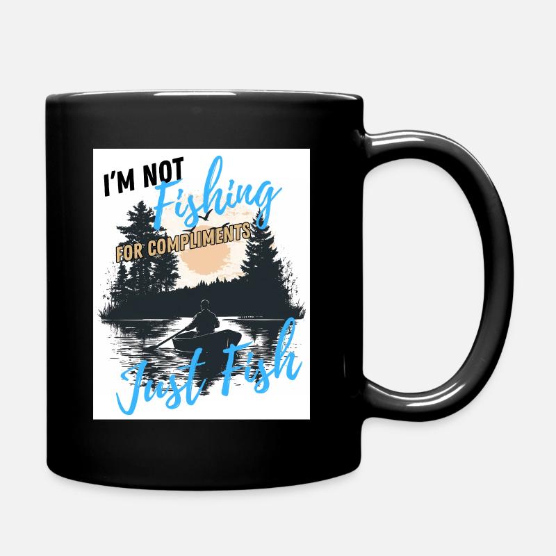 Maître de la canne à pêche - Pêche, Compétences, Sport - Mug uni - noir