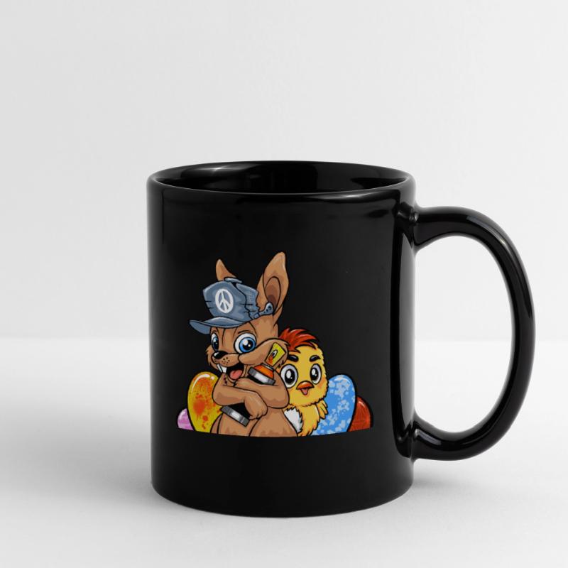 Easter Easter Bunny Easter Chick Graffiti Easter Eggs Full Colour Mug