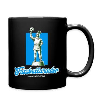 Fußballwunder 2025 Bielefeld Fußballshirt Berlin - Tasse einfarbig - Schwarz - Rechts