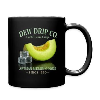 Melon Fruit Summer Holiday Lemonade - Full Colour Mug - black - Right