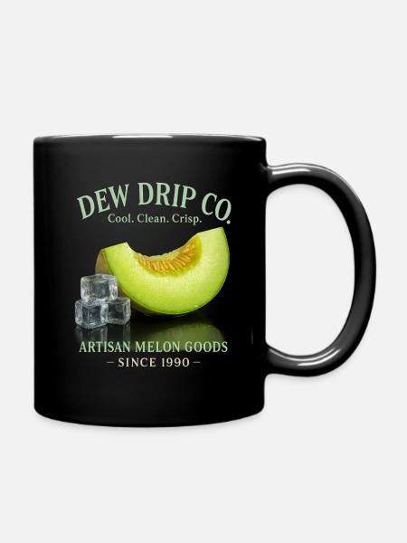Melone Frucht Sommer Urlaub Limonade - Tasse einfarbig - Schwarz