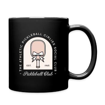 Pickleball sport filles club équipe joueuse - Mug uni - noir - Droite