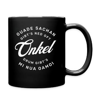 Guade Sachan gibt' ned oft drum gibts mi nur 1 Moi - Tasse einfarbig - Schwarz - Rechts