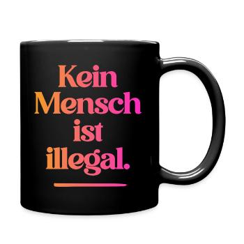 PERSONNE N’EST ILLÉGAL - L’Original - Mug uni - noir - Droite