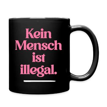 PERSONNE N’EST ILLÉGAL - L’Original - Mug uni - noir - Droite