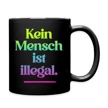 PERSONNE N’EST ILLÉGAL - L’Original - Mug uni - noir - Droite