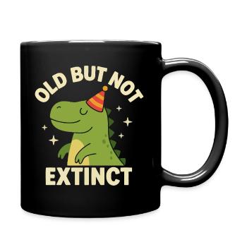 Funny Dino – Idée de cadeau d’anniversaire - Mug uni - noir - Droite
