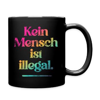 PERSONNE N’EST ILLÉGAL - L’Original - Mug uni - noir - Droite