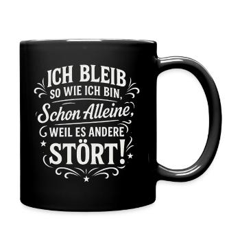 Funny Sarcastic Ironic Sayings - Full Colour Mug - black - Right