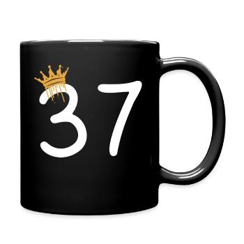 37 - Tasse einfarbig - Schwarz - Rechts