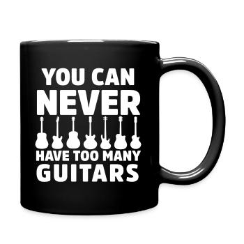 On n’a jamais trop de guitares Musique drôle - Mug uni - noir - Droite