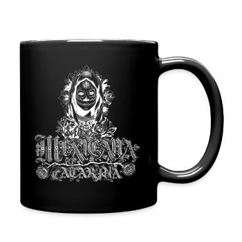 Mexicana Catarina blanc - Mug uni - noir - Droite