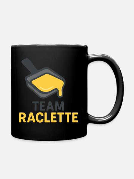 Team Raclette - Tasse einfarbig - Schwarz