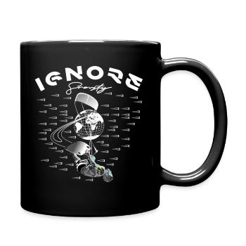 L’ignorance est un bonheur - Style Street Art - Mug uni - noir - Droite