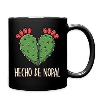 Hecho De Nopal Mexikanische Liebe Mexiko Pride - Tasse einfarbig - Schwarz - Rechts