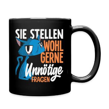 They probably like to ask unnecessary questions - Full Colour Mug - black - Right