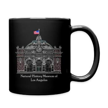 Musées d’histoire naturelle LA, Los Angeles Dessin - Mug uni - noir - Droite