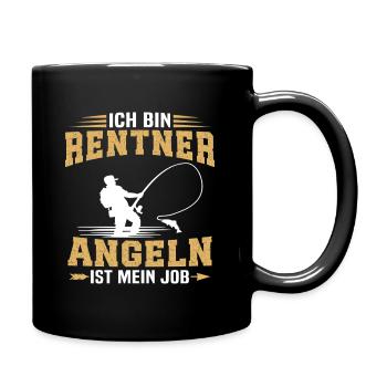 La pêche à la retraite, c’est mon métier - Mug uni - noir - Droite