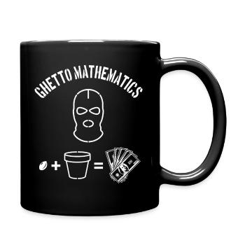 Ghetto Mathematics - Full Colour Mug - black - Right