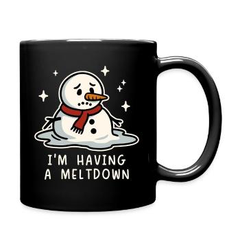 Ich habe einen Zusammenbruch - Tasse einfarbig - Schwarz - Rechts