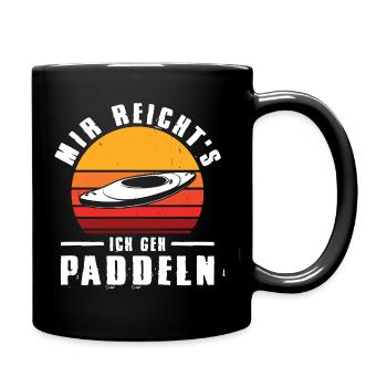 Kayakiste offre des tenues de kayak pour les sports nautiques - Mug uni - noir - Droite