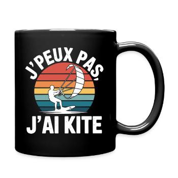 Ich kann es nicht tunen, Geschenk-Humor - Tasse einfarbig - Schwarz - Rechts