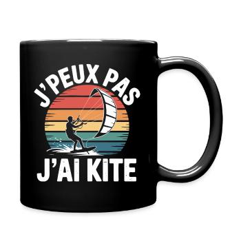 Ich kann es nicht tunen, Geschenk-Humor - Tasse einfarbig - Schwarz - Rechts