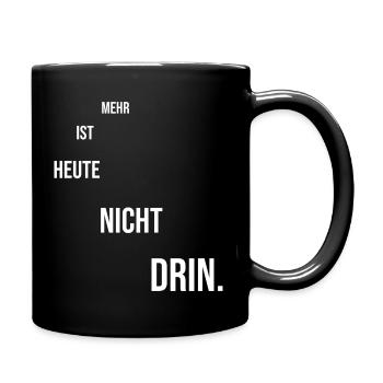 Dicton motivant - Mug uni - noir - Droite