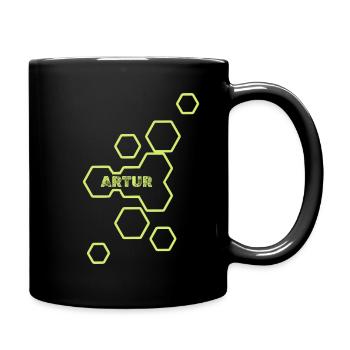 Artur as a name - Full Colour Mug - black - Right