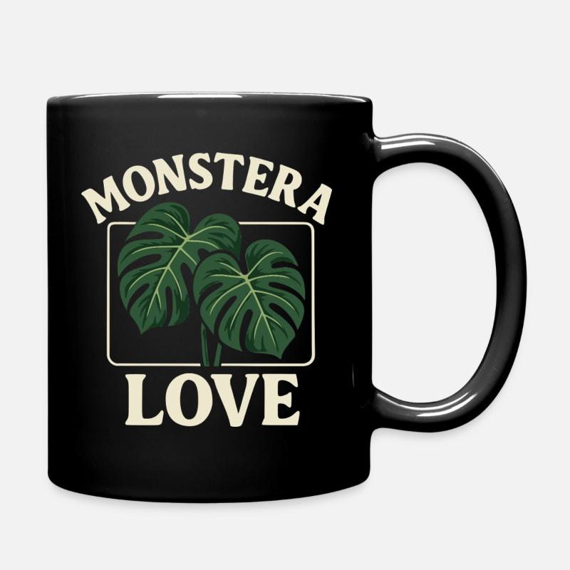 Monstera Love - Mug uni - noir