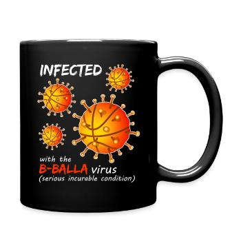 Virus du basket-ball de B-Balla - Mug uni - noir - Droite