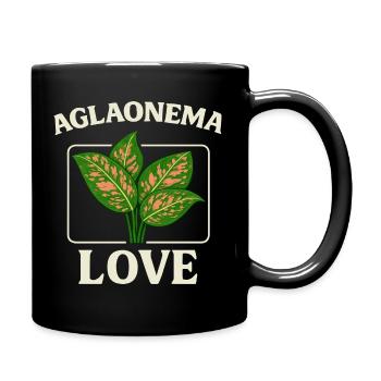 Aglaonema Love - Full Colour Mug - black - Right