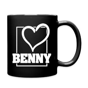 Benny - Tasse einfarbig - Schwarz - Rechts