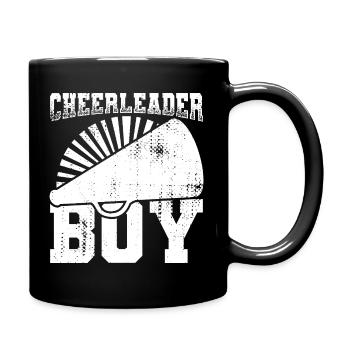 Cheerleader Boy - Tasse einfarbig - Schwarz - Rechts