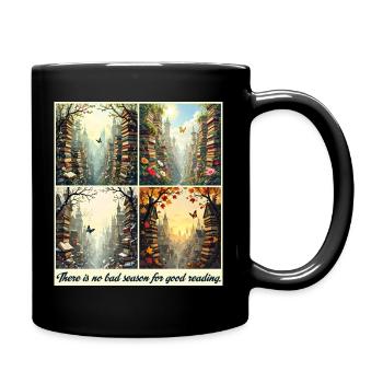 Arc de lecture saisonnier - Mug uni - noir - Droite