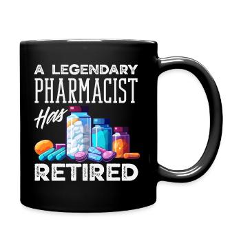 Apotheker Pharmazeutisch-technischer - Tasse einfarbig - Schwarz - Rechts