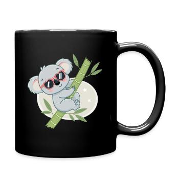 Koala Bambou Cool Lunettes Soleil - Mug uni - noir - Droite